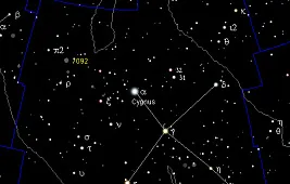 Альбирео – звезда в созвездии Лебедя