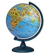 Глобус зоогеографический диаметром 250 мм