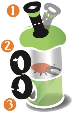 Банка для насекомых Navir «Обзор 360» с микроскопом 10–20x, лупой 3x и жуком, изображение 2