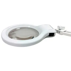 Лупа-лампа настольная «Леда С20» 2/9x, 127 мм, на струбцине, с подсветкой (20 LED), изображение 2