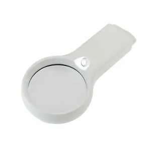 Лупа на ручке Veber 3х, 75 мм, с подсветкой (82018-L), изображение 3