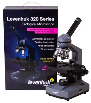 Микроскоп Levenhuk 320 BASE, монокулярный, изображение 16