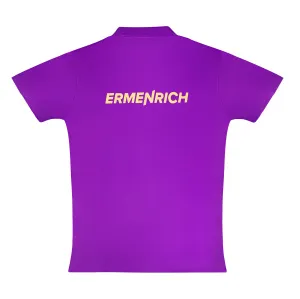 Фирменная футболка-поло Ermenrich, фиолетовая, размер XL, изображение 2