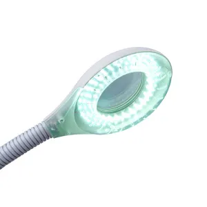 Лупа-лампа на гибкой штанге Veber 5D, 2,25х, 100 мм, с подсветкой (8608D), изображение 2