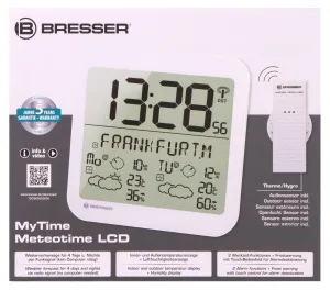 Часы настенные Bresser MyTime Meteotime LCD, изображение 17