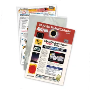 Пленка Baader AstroSolar Foto для астрофотографии, 20x29 см, изображение 2