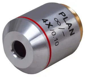 Объектив планахроматический Levenhuk MED 4x/беск, изображение 2