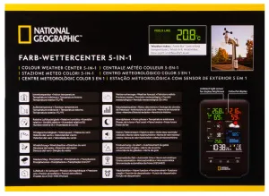 Метеостанция Bresser National Geographic «5 в 1» с цветным экраном, изображение 7