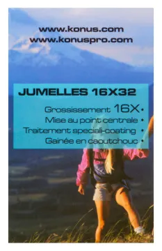 Бинокль Konus Vivisport-2 16x32, изображение 15