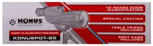 Зрительная труба Konus Konuspot-50 15–40x50, изображение 16