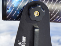 Ручка фиксации узла поворота трубы телескопа по высоте